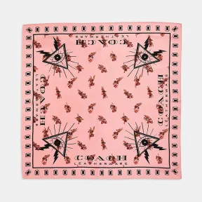 蔻驰/Coach 花卉锥形眼装饰真丝大手帕 40058 PCH