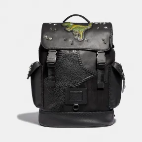 蔻驰/Coach REXY装饰RIVINGTON背包 41398 MWBK