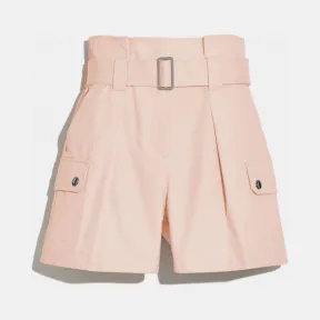 蔻驰/Coach  女士 棉质腰带短裤 4383-PCH-0