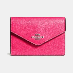蔻驰/Coach 粒面皮革信封型卡包 55749 SVL4Y