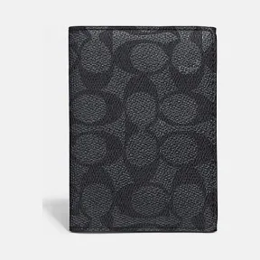 蔻驰/Coach 经典标志帆布折叠卡包 68303 CHR