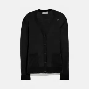 蔻驰/Coach REXY贴花开衫 69007 BLK