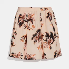 蔻驰/Coach PALM TREE印花迷你裙 69020 PCH