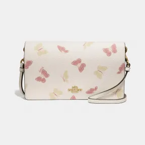 蔻驰/Coach 蝴蝶印花HAYDEN折叠斜挎手拿包 70107 GDHA