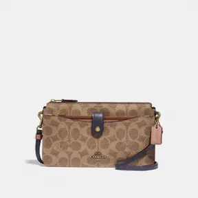 蔻驰/Coach Noa Pop-Up Messenger In Colorblock Signature Canvas73316B4Oqu