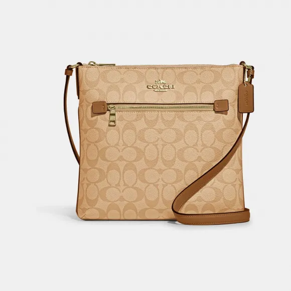 蔻驰/Coach Rowan 标志性帆布文件袋 C1554-IMNLJ