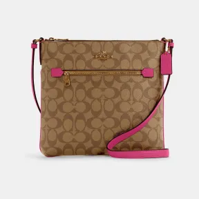 蔻驰/Coach Rowan 标志性帆布文件袋 C1554-IMTVY