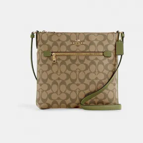 蔻驰/Coach Rowan 标志性帆布文件袋 C1554-QBUOY