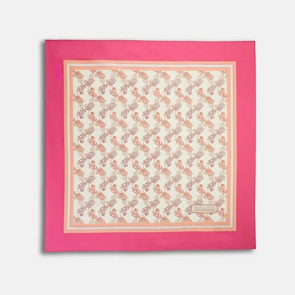 蔻驰/Coach 马车图案印花大手帕 C2744-QDV