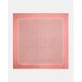 蔻驰/Coach 经典标志复古印花真丝方巾 C2755-RZH-ONE