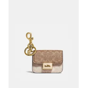 蔻驰/Coach 经典标志帆布迷你ALIE 手袋挂件 C2861-B4SD9