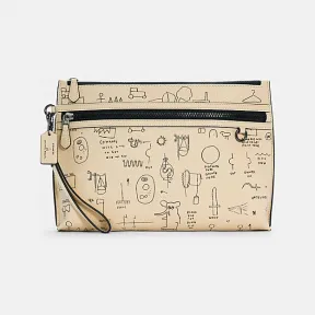 蔻驰/Coach COACH X JEAN-MICHEL BASQUIAT CARRYALL手包 C5452-QBT04