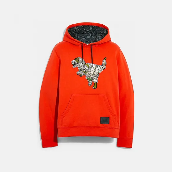 蔻驰/Coach COACH X MICHAEL B. JORDAN 棉风帽，点缀干化 REXY 挂件 C6713-RED-S