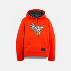 蔻驰/Coach COACH X MICHAEL B. JORDAN 棉风帽，点缀干化 REXY 挂件 C6713-RED-XXL