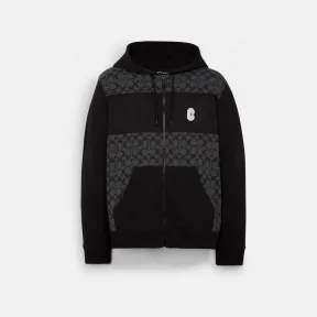 蔻驰/Coach 标志性全拉链连帽衫 C7817-R8E-XXXL