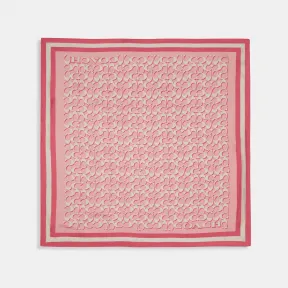 蔻驰/Coach 标志印花真丝方巾 C8362-WM3