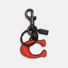 蔻驰/Coach 男士 紅橘色 钥匙圈 C8433-BWU