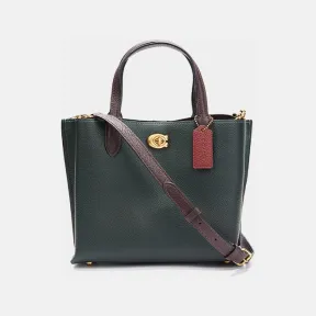 蔻驰/Coach 拼色WILLOW 24号托特包 C8561-B4SZG