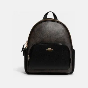 蔻驰/Coach 标志性帆布迷你 Court 双肩包 C8604-IMAA8