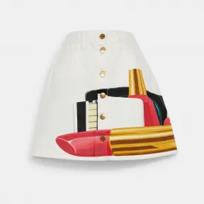 蔻驰/Coach Coach X Tom Wesselmann 牛仔裙 CA683-UBY-XS