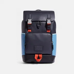 蔻驰/Coach 拼色TRACK背包 CC354-QBUQA