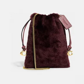 蔻驰/Coach B4V2B 羊毛皮拉伸手包 CE759-B4V2B