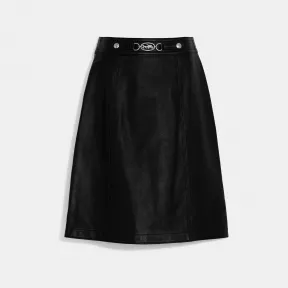 蔻驰/Coach 皮裙 CF034-BLK