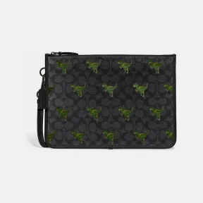 蔻驰/Coach MI5 PVC 经典标志帆布REXY印花CHARTER手包 CF063-MI5