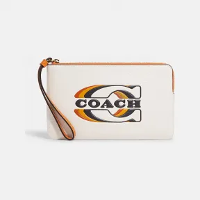 蔻驰/Coach COACH印记大号角拉链腕包 CF458-IMLOT