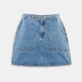 蔻驰/Coach 牛仔裙 CG802-BLU-06