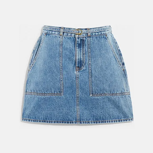 蔻驰/Coach  牛仔裙 CG802-BLU