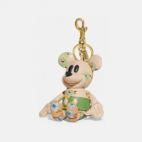 蔻驰/Coach COACH X DISNEY花卉印花米奇手袋挂件 CH601-B4VIW