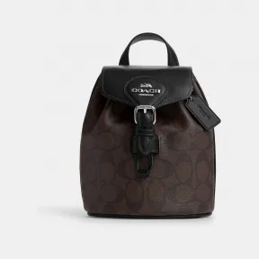 蔻驰/Coach Amelia 多种款式标志帆布背包 CL458-SVBRB