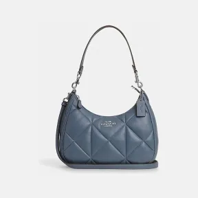 蔻驰/Coach 厚菱形绗缝TERI半月包 CM097-SVQWP