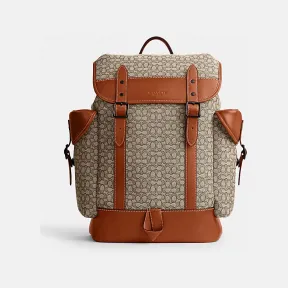 蔻驰/Coach 经典标志织物HITCH双肩包 CM387-URC