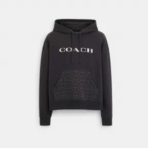 蔻驰/Coach 标志性连帽衫 CM830-BLK-XL