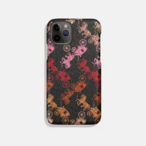 蔻驰/Coach  马车图案印花IPHONE 11 PRO保护套 4314_BLC
