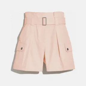 蔻驰/Coach  女士 棉质腰带短裤 4383-PCH