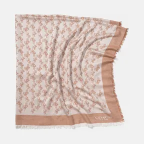 蔻驰/Coach 马车图案大号方巾 85977_CAM