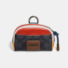 蔻驰/Coach Pacer系列 男士 拼色经典标志帆布COACH饰片PACER零钱手包 906-P31