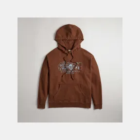 蔻驰/Coach 92% 再生棉连帽衫：Coachtopia Creatures CP880-DBM