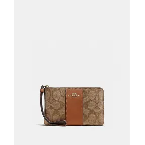 蔻驰/Coach 经典标志角拉链腕包 CS602-IME74