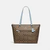 蔻驰/Coach Gallery 标志性帆布手提包 F79609SVNOQ