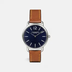 蔻驰/Coach   DELANCEY细款真皮表带腕表 W1398-SAD-MEN