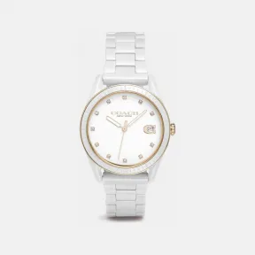 蔻驰/Coach   PRESTON运动手表，36MM W1595-WHT-WMN