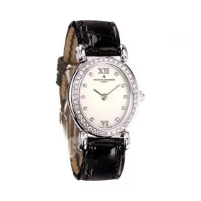 江诗丹顿/Vacheron Constantin  白金 自动机械机芯 女表 10541-000G-8756