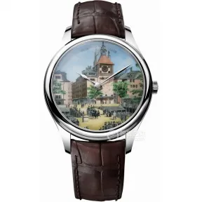 江诗丹顿/Vacheron Constantin 阁楼工匠系列 40 MM 950铂金 自动机械机芯 男表 2400C-000P-418C