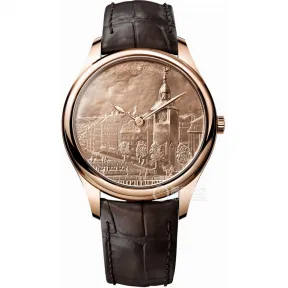 江诗丹顿/Vacheron Constantin 阁楼工匠系列 40 MM 18K 5N粉红金 自动机械机芯 男表 2400C-000R-412C