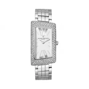 江诗丹顿/Vacheron Constantin 1972系列 18K白金 石英机芯 女表 25515-U01G-9233