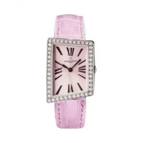 江诗丹顿/Vacheron Constantin 1972系列 18k白金镶钻 手动机械机芯 女表 25520-000G-899